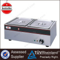 Shinelong factory outlet wholesale price 2-Pan food warmer bain marie with good effect of heat insulation